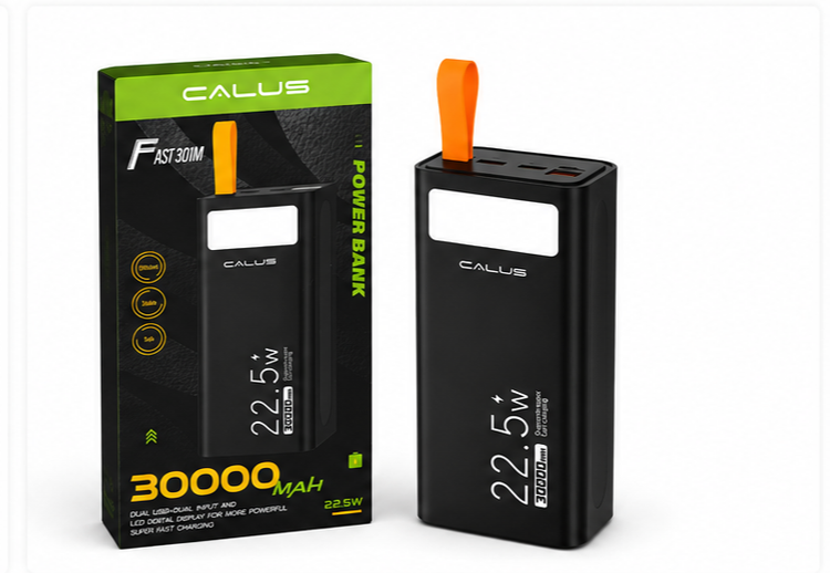 پاوربانک CALLUS FAST301M ظرفیت 30000 میلیآمپر